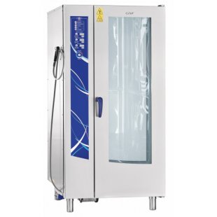 Convection steamer PKA 20-1/1PM2-01 (890x890x1780mm, 20 GN1/1, boiler, programs, automatic wash, 35 kW, 400 V)