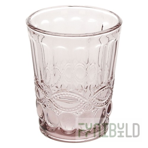 Glass 265ml color CICLAMINO, SOLANGE Tognana, art. A9557260055, in pack. 6 pcs.