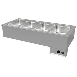 Built-in warm bain-marie for Gastrolux containers VTM-146/GN (1410x640x352 in, 2.4 kW, 220V)