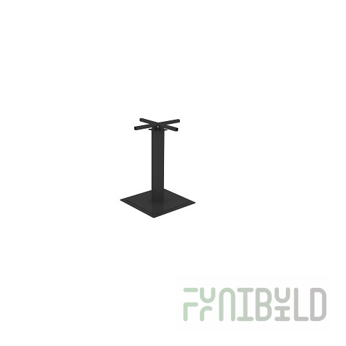 Frame of a 4-seater dining table Loft-2 m/k black moire