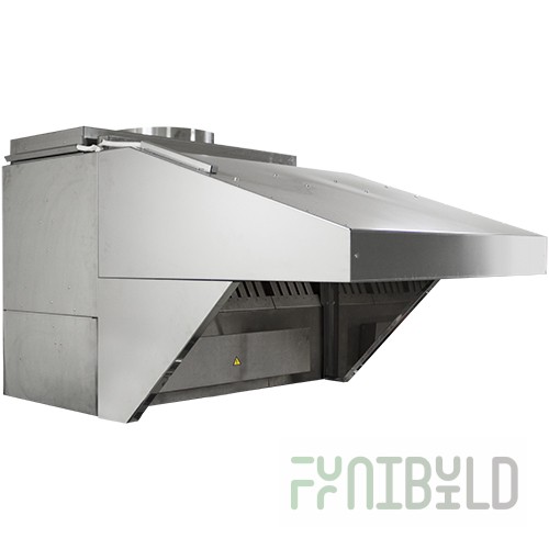 Hydrofilter-spark arrestor for barbecue grill PM (1070x1570x1060 in)