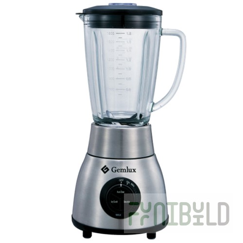 Tabletop blender GEMLUX GL-BL1200G (195x182x435mm, 17000-20000 rpm, 1.2 kW, 220 V)