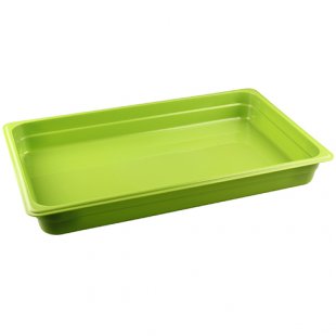 Gastronorm container without lid p/p GN 1/1, H-65, 530x325x65mm, (plastic, green) 422107309, in pack. 7 pcs.