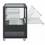 Medium-temperature display case, 1500x850x1100 (1150) in, KS84-110 VV 1.5-1 black +2...+10C