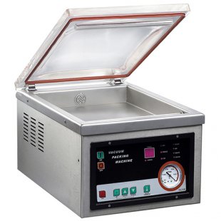 Vacuum packaging machine INDOKOR IVP-260/PD (without gas filling, chamber 385x280x90(50) bar 260mm, 1-2 cycles/min)