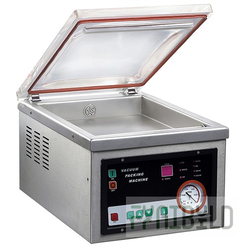 Vacuum packaging machine INDOKOR IVP-260/PD (without gas filling, chamber 385x280x90(50) bar 260mm, 1-2 cycles/min)