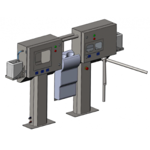 Hand hygiene station STG-014R (hand dryer DYSON airblade)