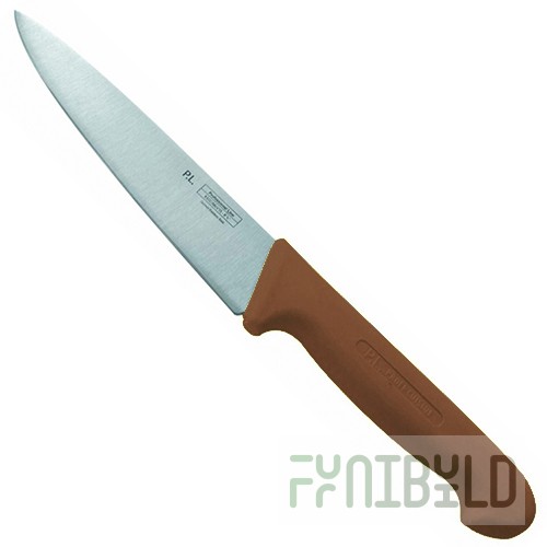 Knife 16 cm plastic. Brown handle
