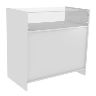 Counter glass PBS 900x500x900 in (WHITE)