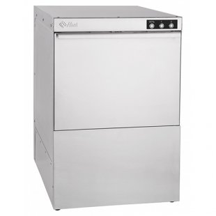 Front-loading dishwasher MPK-500F-02 (590x640x864mm, 2 dispensers, 500 containers/hour, 400V)