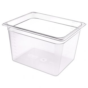 Gastronorm container without lid polycarb. GN 1/2, H-200, 325x265mm, art. 422110901, in pack 6 pcs.