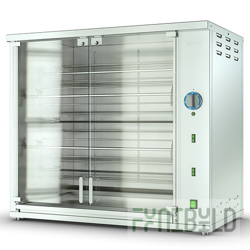 Chicken grill Komandor-2/5-E (945x560x825 in, 7.3 kW, 220 V)