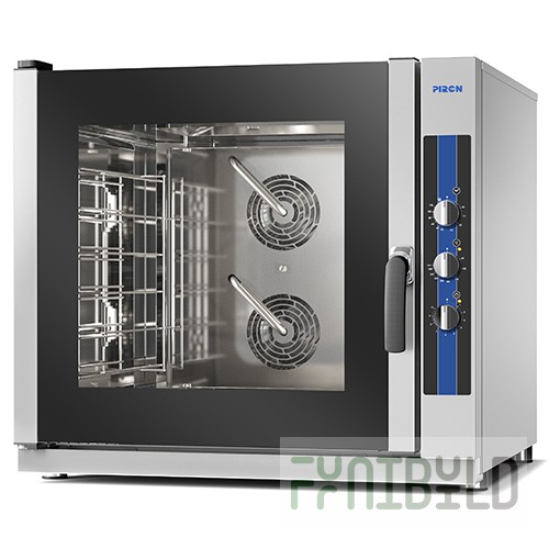 Combi steamer PIRON PF9106 (6 GN1/1 or 600x400, 10.5 kW, 920x900x840)