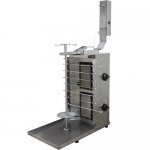 Gas shawarma-kebab maker ShShG-2-2-M (515x770x970(990) in, 220V, 2 gas burners, with motor)