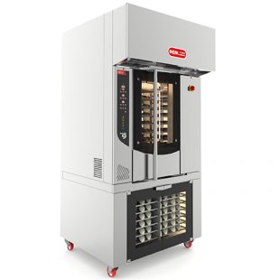 Rotary oven Real Forni Boss 9 E (1140x1230x2355, 16.5 kW, 380 V, proofing 1.5 kW)