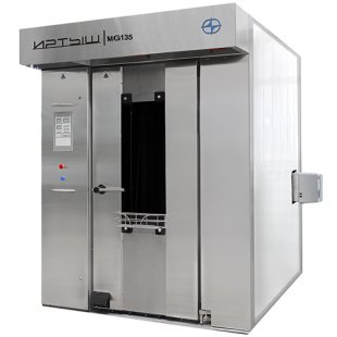 Rotary oven IRTYSH PVT - 2Kf (2910x1920x2480mm; for baking trays 600x800mm; gas; without burner)