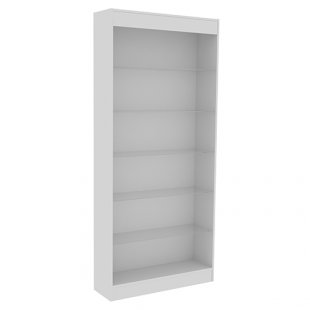 Rack shelves glass SPS 900x300x2100mm (WHITE)