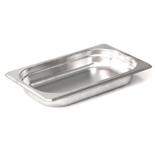 Gastronorm container without lid stainless steel GN-1/4 depth 40, 1.1 l. (265x162x40 in)