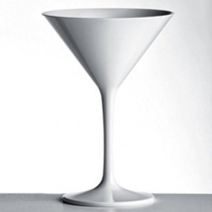 Martini glass, Martini PC, NIPCO, volume 230 ml, (white) art.190427