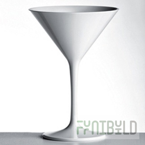 Martini glass, Martini PC, NIPCO, volume 230 ml, (white) art.190427