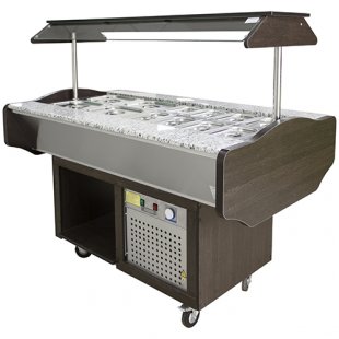 Cooled table for