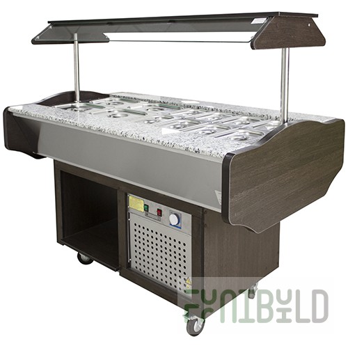 Cooled table for