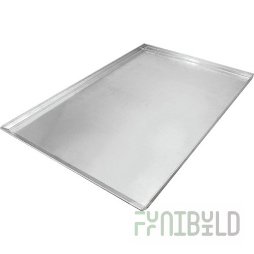 Smooth aluminum baking tray 600x400 in