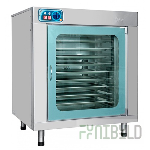 Thermal proofing cabinet ШРТ 10-1/1М2 (10 levels GN-1/1, glass door, all stainless steel, 840x768x1044)