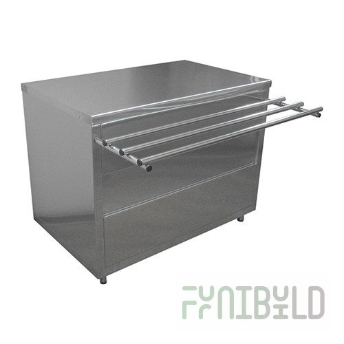 Neutral table Lira-Profi Eco SN/LPE-70 (630x705(1030)x850(870) in, galvanized steel)