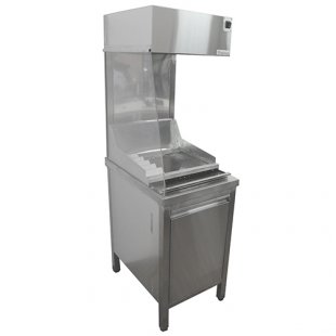 Wall-mounted bain-marie for French fries without baths Gastrolux MF-057 (500x700x1700 in, 1.5 kW, 220V)