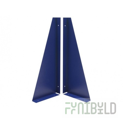 Set of gussets for fastening screens WS 505x210x45