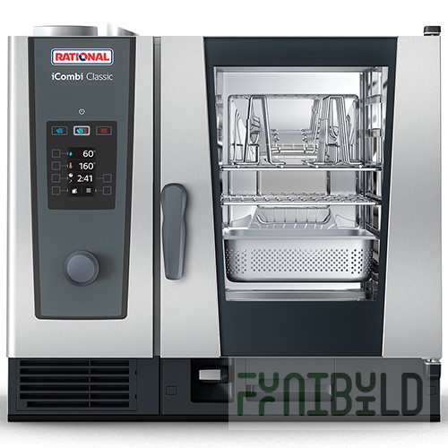 Convection oven RATIONAL iCombi Classic 6-1/1 GAS (850x842x754 in, 6 x 1/1 GN / 12 x 1/2 GN)