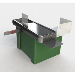 Cash register MINIMARKET PLUS L 1900x1100x900mm, cashier's cabinet, narrow storage unit art. inN-L-1900