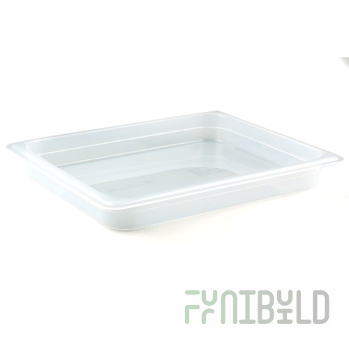 Gastronorm container without lid p/p GN 1/2, H-40, 325x265x40mm, (plastic, transparent), in pack. 24 pcs. 422109101