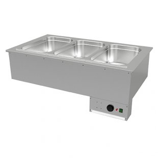 Built-in warm bain-marie for Gastrolux containers VTM-106/GN (1085x640x352 in, 2.4 kW, 220V)