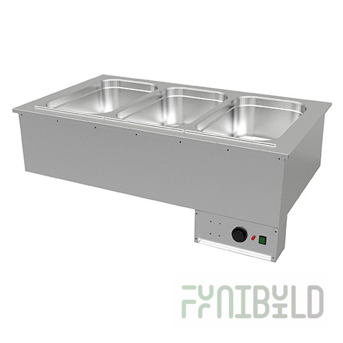 Built-in warm bain-marie for Gastrolux containers VTM-106/GN (1085x640x352 in, 2.4 kW, 220V)