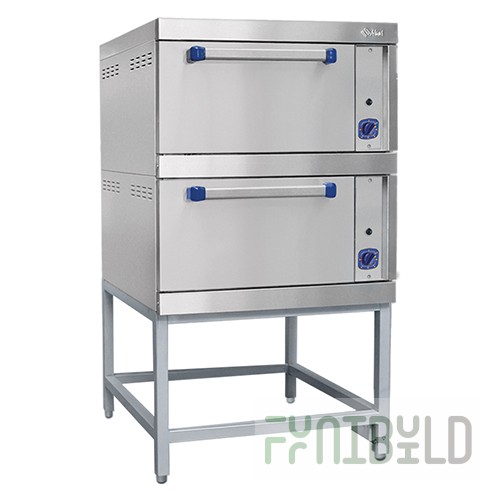 Gas oven cabinet ШЖГ-2 (840х935х1500mm, painted stand, enameled oven)