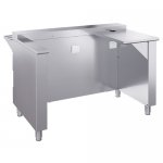 Cash desk with armrest KSP-1200-02 (1200x700 (1015*) x880±20mm, 1 220V socket)