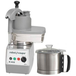 Kitchen processor Robot Coupe R402 3Ф / 12902 (320x304x590 in, 750/1500 rpm, 4.5 l, 0.75 kW)