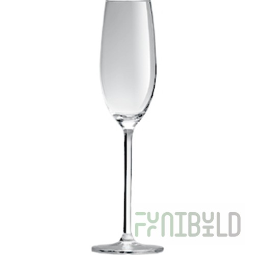 Flute glass 210 ml d=70 h=248 in; transparent "Allure", art. 1060423, 6 pcs. in pack.