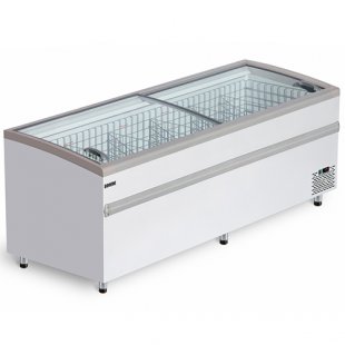 Island freezer V=1120l.BFG 2500 gray.(+10 to 0...-18 to -25 C, 2505x860x830mm, 8.5kW,220V)