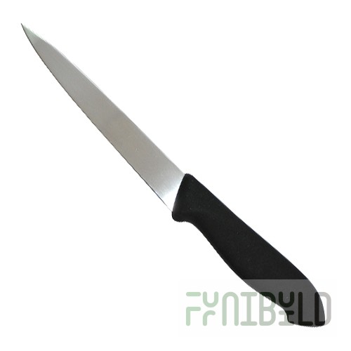 Fish fillet knife 160/280 in black HoReCa Icel art. 281.HR08.16