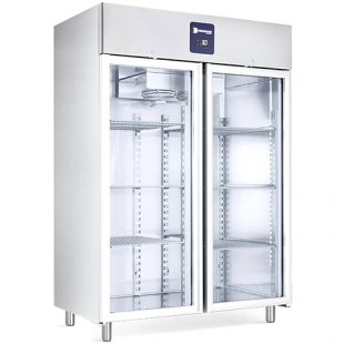 Medium-temperature cabinet PM 1200 TN PV PREMIUM (1435x735x2060 in 1055 l -2+8 °C 644 W) glass