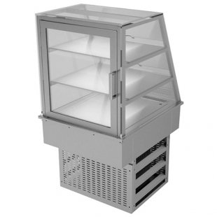 Built-in cooled display case for self-service Gastrolux ВСВ-107/S+(1000х700х1140 in, 0.6 kW, 220V)