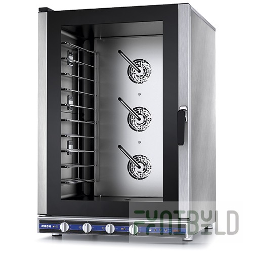 Combi steamer PIRON PF7710 PLUS (10 GN1/1 or 600x400, 15.7 kW, temperature probe, 780x850x1200mm)