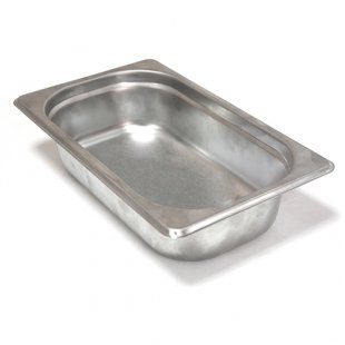 Gastronorm container without lid stainless steel GN-1/4 depth 65, 1.7 l. (265x162x65 in.), in pack 10/20 pcs.