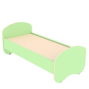 Children's bed made of laminated chipboard 1400x600 in, art. KD-1.2 (SALAD)