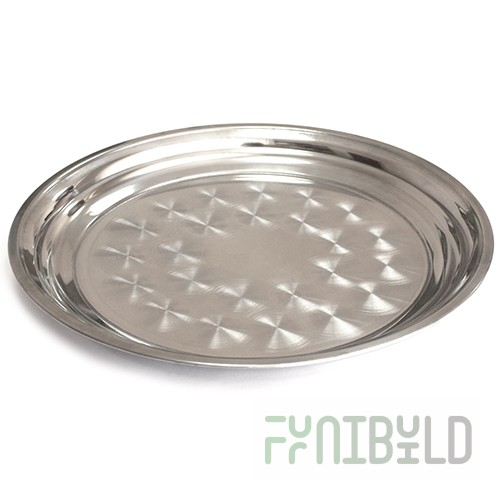 Round metal tray d=40cm FT-0601