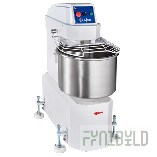 Spiral dough mixing machine TMS-40NN-2C (150 kg/hour, 555x840x(1100)1150 in, 40 l.)