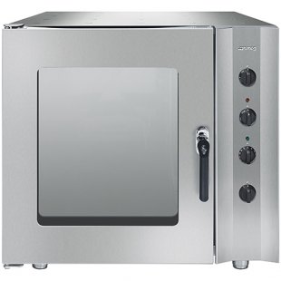 Convection oven with steam humidification function SMEG ALFA241XM (810x872x805 in, 380V, 50Hz, 8.3 kW)